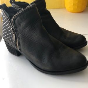 Black ankle booties